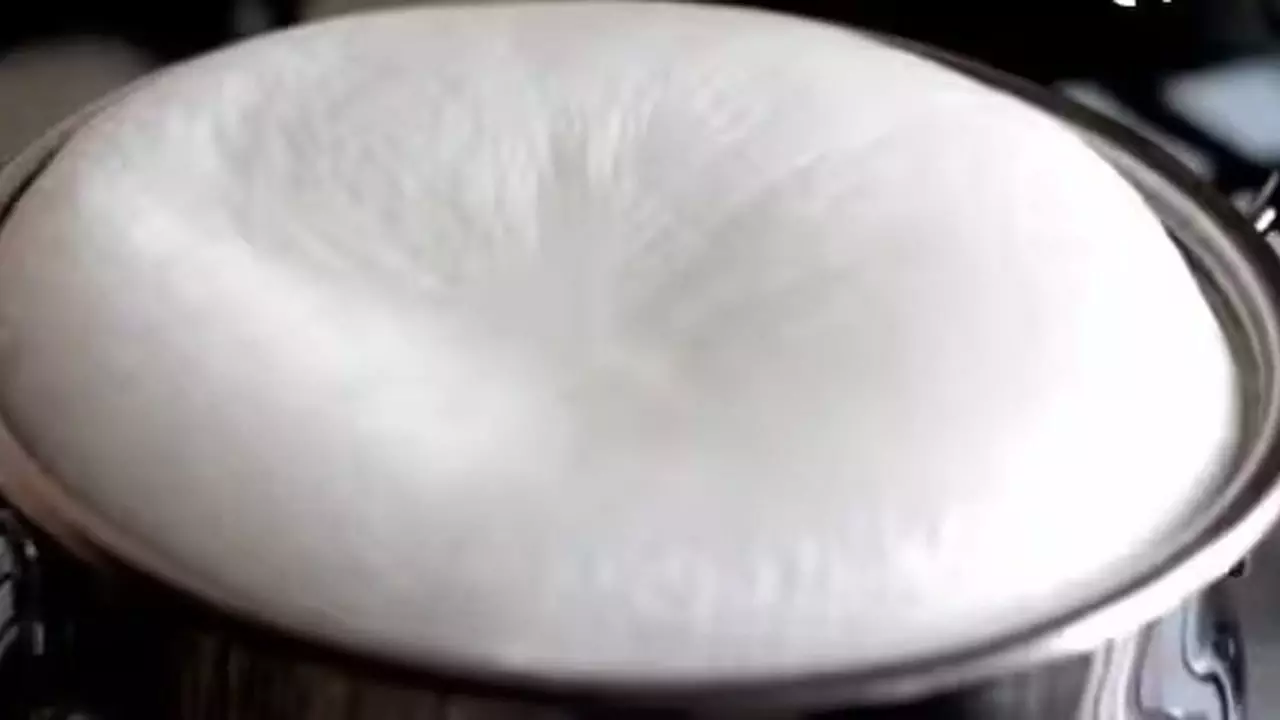 what happens when you boil milk