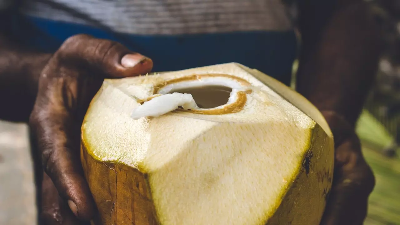 Nutritional Components of Coconut Water Beneficial for the Skin